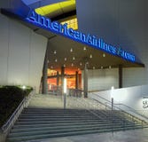 Eingang zu American Airlines-Arena in der Stadtmitte Miami lizenzfreies stockfoto Eingang zu American Airlines-Arena in der Stadtmitte Miami lizenzfreies stockfoto