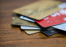 Einige Kreditkarte-Fokus stockbild Einige Kreditkarte-Fokus stockbild