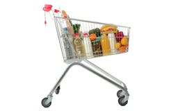 Einkaufswagen stockfotografie Einkaufswagen stockfotografie