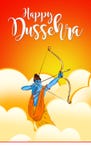 Ejemplo común de una tarjeta de felicitación que dice Dussehra feliz con el bosquejo de Lord Rama y de Ravana en batalla libre illustration Ejemplo común de una tarjeta de felicitación que dice Dussehra feliz con el bosquejo de Lord Rama y de Ravana en batalla libre illustration