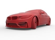 Ejemplo convertible del coche de BMW ilustración del vector Ejemplo convertible del coche de BMW ilustración del vector