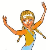 ejemplo 3D de Toon Girl libre illustration ejemplo 3D de Toon Girl libre illustration