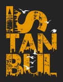 ejemplo de Estambul, gráfico de la camiseta stock de ilustración ejemplo de Estambul, gráfico de la camiseta stock de ilustración