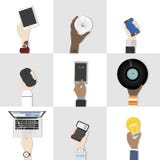 Ejemplo de la colección de tecnología ilustración del vector Ejemplo de la colección de tecnología ilustración del vector