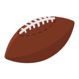 Ejemplo de la historieta de la bola del fútbol americano libre illustration Ejemplo de la historieta de la bola del fútbol americano libre illustration