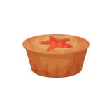 Ejemplo de la historieta de la magdalena o del mollete recientemente cocida con el atasco de la manzana Pasteles apetitosos Conce Imagenes de archivo Ejemplo de la historieta de la magdalena o del mollete recientemente cocida con el atasco de la manzana Pasteles apetitosos Conce Imagenes de archivo