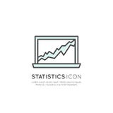Ejemplo de las estadísticas, de Infographics, de la información, de la supervisión gráfica y de la gestión, pantalla de la inform stock de ilustración Ejemplo de las estadísticas, de Infographics, de la información, de la supervisión gráfica y de la gestión, pantalla de la inform stock de ilustración