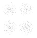 Ejemplo del vector de los fuegos artificiales ilustración del vector Ejemplo del vector de los fuegos artificiales ilustración del vector