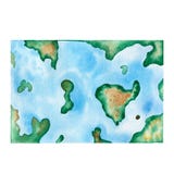 Ejemplo exhausto del mapa del mundo de la acuarela de la mano libre illustration Ejemplo exhausto del mapa del mundo de la acuarela de la mano libre illustration