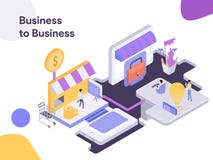 Ejemplo interempresarial Estilo plano moderno del diseño para la página web y la página web móvil Ilustración del vector libre illustration Ejemplo interempresarial Estilo plano moderno del diseño para la página web y la página web móvil Ilustración del vector libre illustration