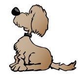 Ejemplo lindo del perro de la historieta stock de ilustración Ejemplo lindo del perro de la historieta stock de ilustración