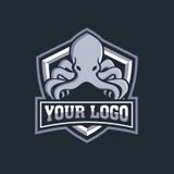 ejemplos del vector del pulpo del logotipo del E-deporte ilustración del vector ejemplos del vector del pulpo del logotipo del E-deporte ilustración del vector