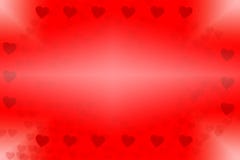 Ejemplos rojos del corazón stock de ilustración Ejemplos rojos del corazón stock de ilustración