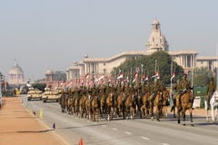 Ejército indio en desfile fotografía de archivo libre de regalías Ejército indio en desfile fotografía de archivo libre de regalías