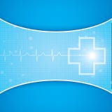 Ekg medico astratto di cardiologia Immagine Stock Ekg medico astratto di cardiologia Immagine Stock