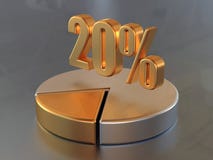 el 20% stock de ilustración el 20% stock de ilustración