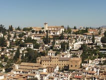 El AlbaicÃn, sitio del patrimonio mundial, Granada, España fotografía de archivo libre de regalías El AlbaicÃn, sitio del patrimonio mundial, Granada, España fotografía de archivo libre de regalías
