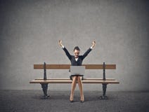 El animar de la mujer de negocios El animar de la mujer de negocios