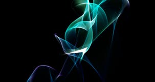 El baile enciende el clip rendido partícula de la introducción del fondo de la aurora 4k en azul El baile enciende el clip rendido partícula de la introducción del fondo de la aurora 4k en azul