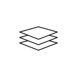 el botón acoda el icono Elemento del icono simple para los sitios web, diseño web, app móvil, gráficos de la información Línea fi stock de ilustración el botón acoda el icono Elemento del icono simple para los sitios web, diseño web, app móvil, gráficos de la información Línea fi stock de ilustración