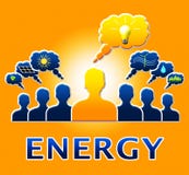 El bulbo de la energía significa el ejemplo de Electric Power 3d stock de ilustración El bulbo de la energía significa el ejemplo de Electric Power 3d stock de ilustración
