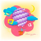 El buscar Vuelo de hadas en un globo libre illustration El buscar Vuelo de hadas en un globo libre illustration