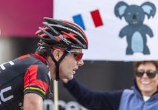 El ciclista Cadel Evans fotografía de archivo El ciclista Cadel Evans fotografía de archivo