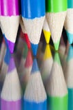 El color dibujó a lápiz el primer Imagen de archivo libre de regalías