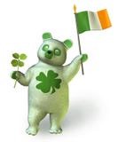 El _ del oso del irlandés incluye el camino de recortes libre illustration El _ del oso del irlandés incluye el camino de recortes libre illustration