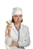 el doctor sostiene las tablillas en una mano imagen de archivo libre de regalías el doctor sostiene las tablillas en una mano imagen de archivo libre de regalías