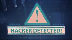 El elemento y el pixel del pirata informático divulgan interferencia con el pirata informático de la inscripción detectado ilustración del vector El elemento y el pixel del pirata informático divulgan interferencia con el pirata informático de la inscripción detectado ilustración del vector