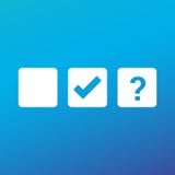 El espacio en blanco de caja de control, la marca de cotejo y el signo de interrogación, marca de verificación de la señal, muest stock de ilustración El espacio en blanco de caja de control, la marca de cotejo y el signo de interrogación, marca de verificación de la señal, muest stock de ilustración