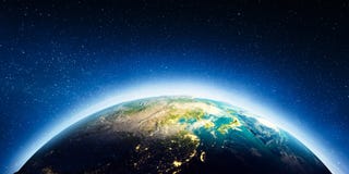 El Este de Asia del espacio ilustración del vector El Este de Asia del espacio ilustración del vector