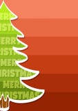 El fondo de la Feliz Navidad con el árbol ilustración del vector El fondo de la Feliz Navidad con el árbol ilustración del vector