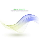 El fondo, el azul y el verde abstractos del vector agitaron líneas Transparente alise la onda stock de ilustración El fondo, el azul y el verde abstractos del vector agitaron líneas Transparente alise la onda stock de ilustración