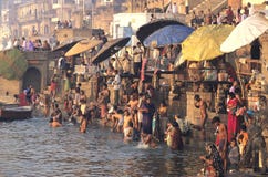 El Ganges en Varanasi El Ganges en Varanasi