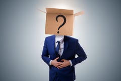 El hombre de negocios que hace preguntas en concepto del negocio imágenes de archivo libres de regalías El hombre de negocios que hace preguntas en concepto del negocio imágenes de archivo libres de regalías