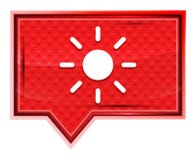 El icono del sol del brillo de la pantalla brumoso subió botón rosado de la bandera stock de ilustración El icono del sol del brillo de la pantalla brumoso subió botón rosado de la bandera stock de ilustración