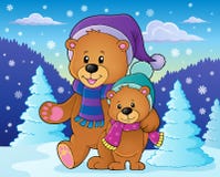 El invierno estilizado lleva el tema 2 libre illustration El invierno estilizado lleva el tema 2 libre illustration
