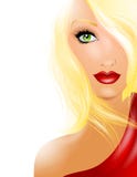 El mirar fijamente femenino rubio hermoso libre illustration El mirar fijamente femenino rubio hermoso libre illustration