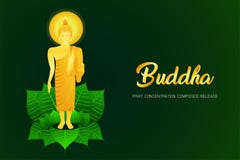 El monje que el phra Buda ruega el soporte en la concentración de la hoja del pho compuso el ejemplo eps10 de la fe de la cultura ilustración del vector El monje que el phra Buda ruega el soporte en la concentración de la hoja del pho compuso el ejemplo eps10 de la fe de la cultura ilustración del vector