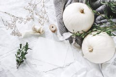 El otoño diseñó la foto Escena de escritorio de la maqueta de los efectos de escritorio de la boda femenina con la tarjeta de fel foto de archivo libre de regalías El otoño diseñó la foto Escena de escritorio de la maqueta de los efectos de escritorio de la boda femenina con la tarjeta de fel foto de archivo libre de regalías