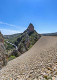El Portillo Reservoir Dam Wall. El Portillo Reservoir, Castril, Granada province, Andalusia, Spain stock image El Portillo Reservoir Dam Wall. El Portillo Reservoir, Castril, Granada province, Andalusia, Spain stock image
