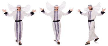 El ?rabe masculino aislado en el fondo blanco imagen de archivo libre de regalías El ?rabe masculino aislado en el fondo blanco imagen de archivo libre de regalías