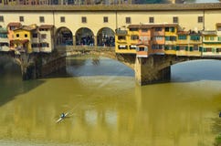 El remar en el arno imagen de archivo libre de regalías El remar en el arno imagen de archivo libre de regalías