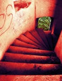 El rojo curva la ventana verde