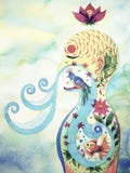 El ser humano respira adentro, hacia fuera pintura de la acuarela del fondo de la flor de la naturaleza libre illustration El ser humano respira adentro, hacia fuera pintura de la acuarela del fondo de la flor de la naturaleza libre illustration