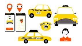 El servicio del taxi firma adentro vector libre illustration El servicio del taxi firma adentro vector libre illustration