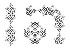 El sistema del ornamento de ornamentos negros del vector incluyendo volutas, repitiendo las fronteras, gobierna líneas y los elem libre illustration El sistema del ornamento de ornamentos negros del vector incluyendo volutas, repitiendo las fronteras, gobierna líneas y los elem libre illustration