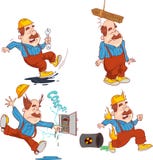 El sistema del trabajador de construcción, funcionamiento del accidente, seguridad primero, cura libre illustration El sistema del trabajador de construcción, funcionamiento del accidente, seguridad primero, cura libre illustration